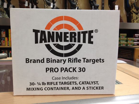 Picture of Tannerite Exploding Rifle Target - Case of 30x 1/4 lb Targets, Catalyst, Mixing Container