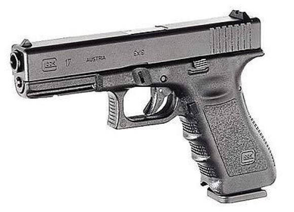 Picture of Glock 17 Gen3 Standard Safe Action Semi-Auto Pistol - 9mm, 4.48", Black, 2x10rds, Fixed Sight, 5.5lb