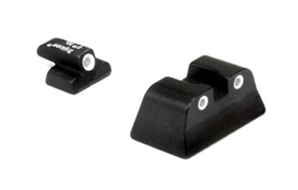 Picture of Trijicon Iron Sights, Trijicon Bright & Tough Night Sights - Smith & Wesson, SA04, S&W 3 Dot Front & Fixed Rear Night Sights, Green Front & Green Fixed Rear Night Sights, Fits Smith & Wesson Models 5903/5904/5906/915/411