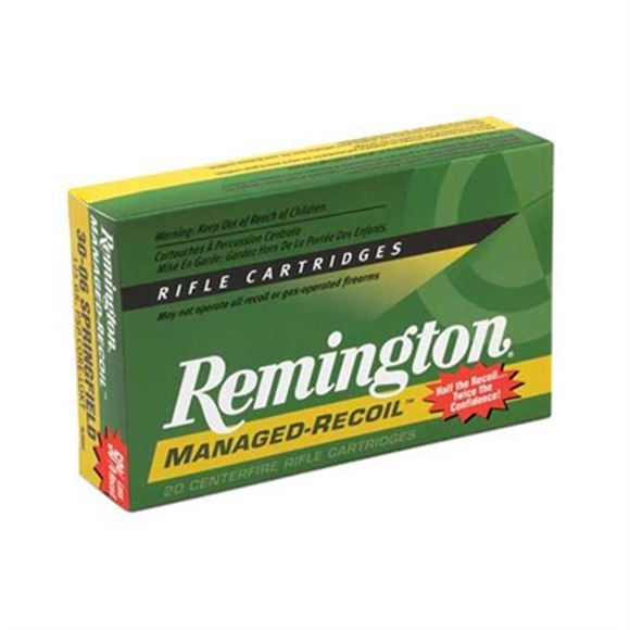 Picture of Remington Slugs, Slugger Managed-Recoil Rifled Slugs Shotgun Ammo - 12Ga, 2-3/4", 3 DE, 1oz, RS, 100rds Case, 1200fps