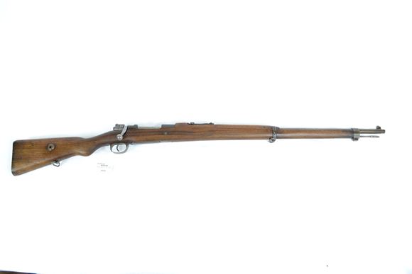 Used Military Mauser 98, full wood, refinished, modified bolt handle ...