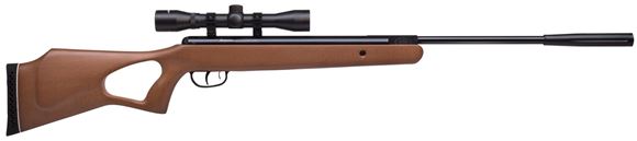 Picture of Crosman Benjamin Titan NP Break Barrel Air Rifle - 22 Caliber (5.5mm), Rifled Steel Barrel, Hardwood Stock w/Thumbhole Grip, 950fps, w/CenterPoint 4x32mm Scope, Two Stage Trigger