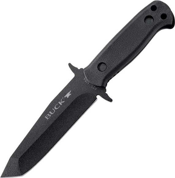 Buck Tactical Knives - 625 Intrepid-l Knife, Black Traction 420hc 