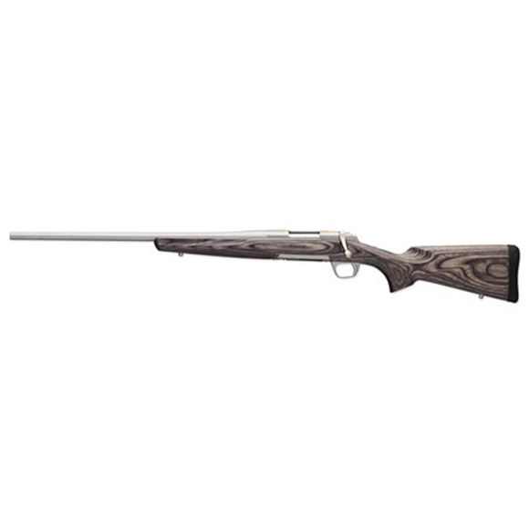 Picture of Browning X-Bolt All Weather Bolt Action Rifle, Left-Hand - 300 Win Mag, 26", Sporter Contour, Matte Stainless Steel, Satin Laminate Stock , 3rds, Adjustable Feather Trigger