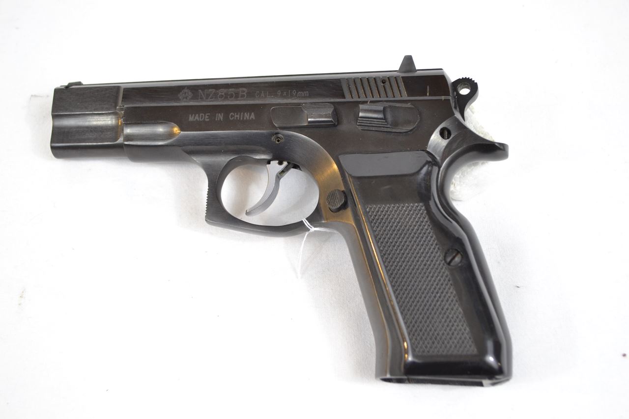 Used Norinco NZ85B 9 MM Semi Auto Pistol, 2 Magazines, Very Good Condition. Reliable Gun ...