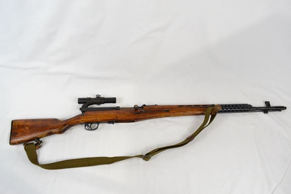 Picture of Used SVT-40 Semi-auto 7.62x54R, with reproduction scope and mount