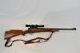 Picture of Used Lee Enfield No4 Mk1 Bolt-Action .303 British, Sporterized, With Tasco 4x Scope & Leather Sling, One Mag, Good Condition