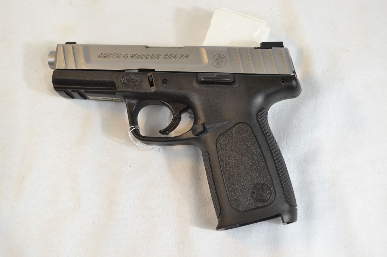 Used Smith & Wesson SD9 VE Semi Auto Pistol, 9mm, 2x10rds, Good ...