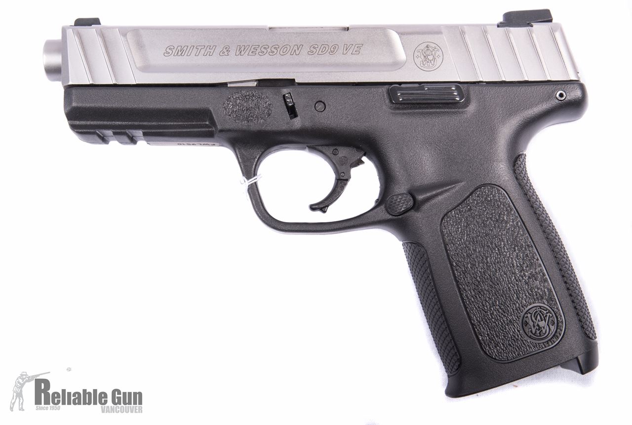 Used Smith & Wesson SD9 VE 9mm Semi-Auto Pistol, 2 Mags, Original Case ...