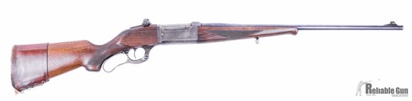 Picture of Used Savage Model 99 Lever Action Rifle, 300 Savage, Rear Peep Sight,  Fair Condition