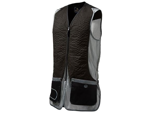 Picture of Beretta Men's Clothing, Vests - Beretta DT11 Vest, Ambidextrous Shooting Patches, Breathable, Mesh-Paneled Adult, Black, XL