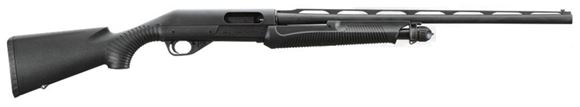 Picture of Benelli Nova Field Compact (Youth) Pump Action Shotgun - 20Ga, 3", 24", Blued, Black Synthetic Stock, 4rds, Metal Mid-Bead & Red Fiber Optic Front Sights, Mobil Choke (IC,M,F)