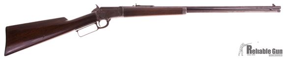 Picture of Used Vintage Marlin 1897, 22,S, L, LR Tube Feed Lever Action Rifle, 24'' Round Barrel, Case Hardened Receiver, Good Condition