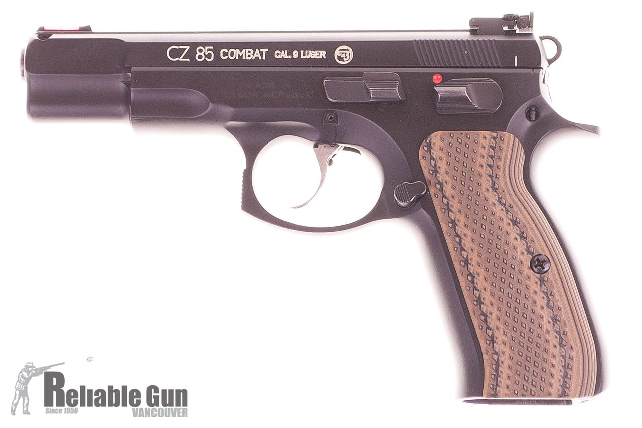 Used CZ 85 Combat 9mm Semi Auto Pistol - w/8 Magazines, Box. Reliable ...