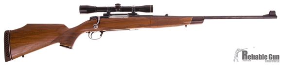 Picture of Used Carl Gustaf Bolt Action Rifle, 270 Win, 24'' Barrel w/Sights, Monte Carlo Wood Stock, Leupold M8-4x Scope, Good Condition