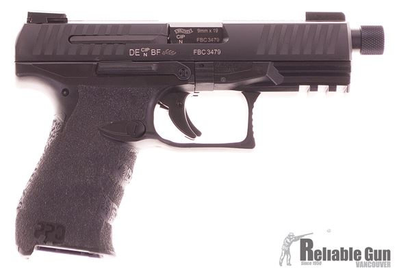 Picture of Used Walther PPQ M2 Navy Semi-Auto 9mm, With Hi Viz TFO Sights, 6 Mags & Original Case, Very Good Condition