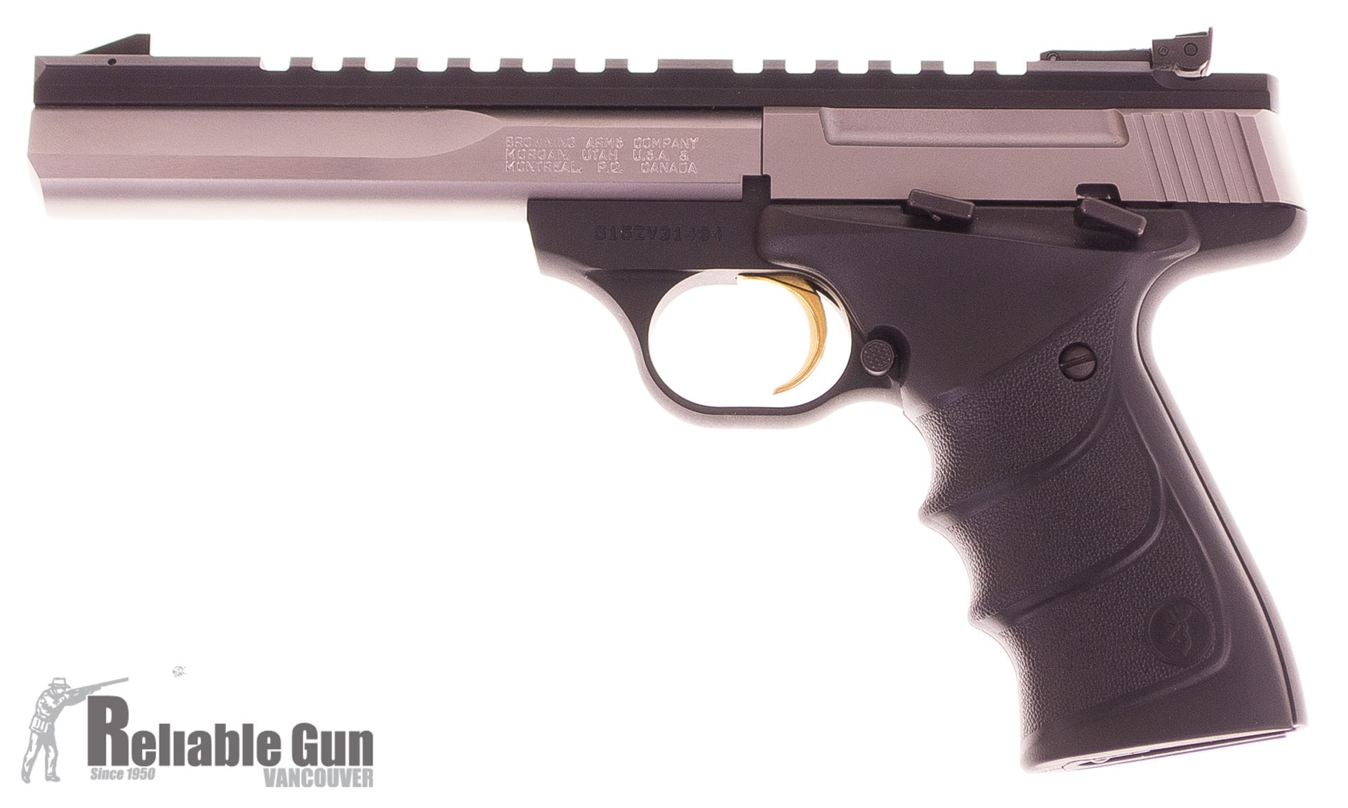 Used Browning Buck Mark Contour Stainless Rimfire Semi-Auto Pistol - 22 ...