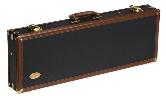 Picture of Browning Gun Cases, Fitted Gun Cases - SA-22 Fitted Case, 27" x 8.75" x 3.25", Takedown Case, Black/Tan, Wood Frame, Vinyl Shell