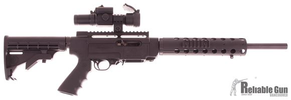 Picture of Used Ruger SR22 Semi-Auto 22 LR, 16", With Vortex Strike Fire Red Dot & Magnifier, One Mag, Very Good Condition