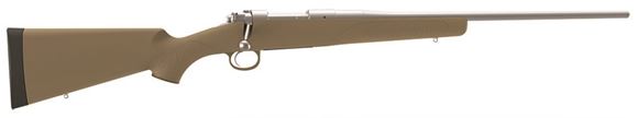 Picture of Kimber Model 84L Hunter Bolt Action Rifle - 270 Win, 24", Stainless Steel, FDE Composite Stock, 3rds, Adjustable Trigger