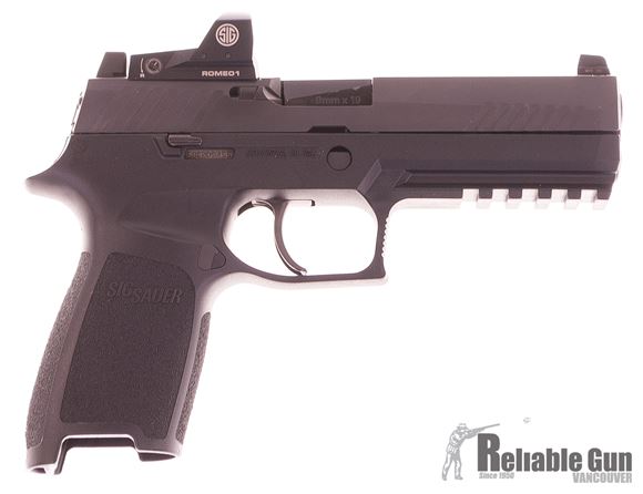 Used Sig Sauer P320 RX 9mm Semi Auto Pistol, 9mm Luger, Sig Romeo1 Red ...