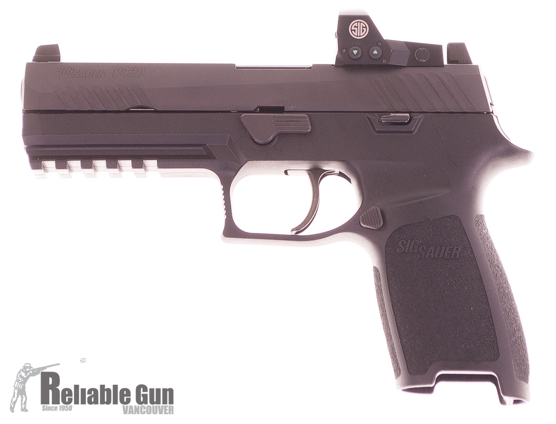 Used Sig Sauer P320 RX 9mm Semi Auto Pistol, 9mm Luger, Sig Romeo1 Red ...