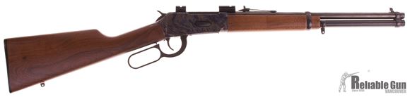 Picture of Used Winchester 94AE Trapper Lever Action Rifle, 30-30 Win, 16'' Barrel, Case Hardened Receiver, Saddle Ring, Wood Stock, Sling Studs, Weaver Bases, Very Good Condition