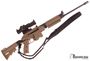 Picture of Kel-Tec SU-16FX Limited Edition Semi-Auto Rifle - 223 Rem, 18.5'' Barrel, Adjustable Stock, Desert Tan, Burris AR 332 Red Dod Scope, 2 Magazines, Single Point Sling, Very Good Condition