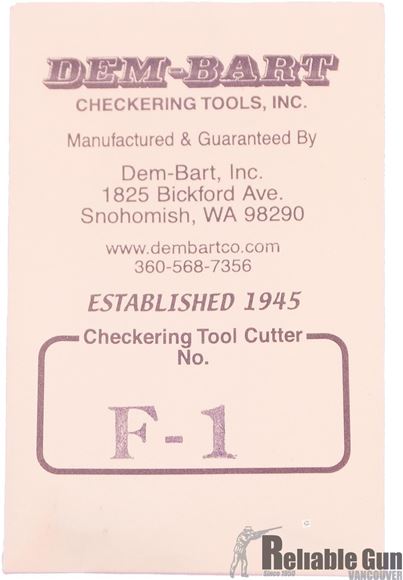 Picture of Dem Bart F1 Checkering Cutter (Single)