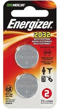 Picture of Energizer Batteries, Speciality Batteries, Coin Lithium Batteries - Energizer Coin Lithium 2032 Battery, 3V