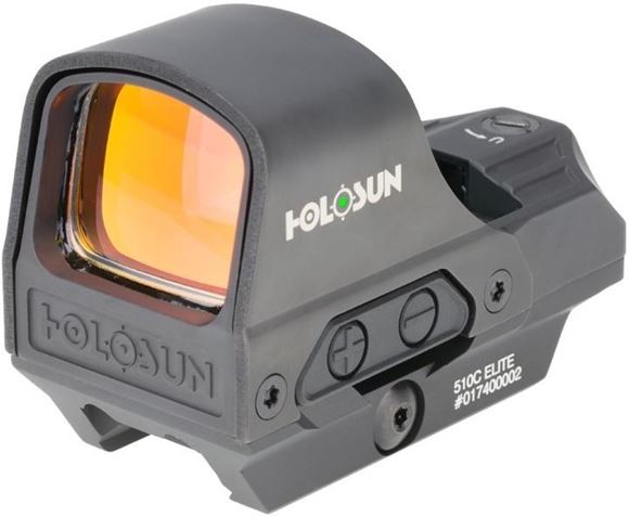 Holosun Reflex Sights - HE510C-GR Elite Reflex Optic, Black, 2 MOA ...