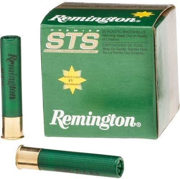 Picture of Remington Target Loads, Premier STS Target Loads Shotgun Ammo - 410, 2-1/2", MAX DE, 1/2oz, #9, Extra Hard STS Target Shot, 25rds Box, 1200fps