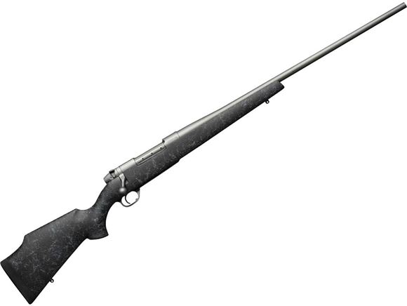 Picture of Weatherby Mark V Weathermark Bolt Action Rifle - 6.5 Creedmoor, 24", Grey Cerakote Finish, 1-8", Monte Carlo Composite Stock, 54 Degree Bolt, 4rds, LXX Trigger, Sub MOA Guaranteed