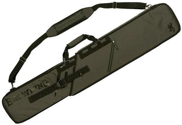 Picture of Browning Gun Cases, Slider Gun Cases - Slider Rifle Case, Water-Resistant Ripstop Fabric, Telescoping Design, Side Pockets, Padded Strap, Internal Foam Padding, 50" x 2" x 10"