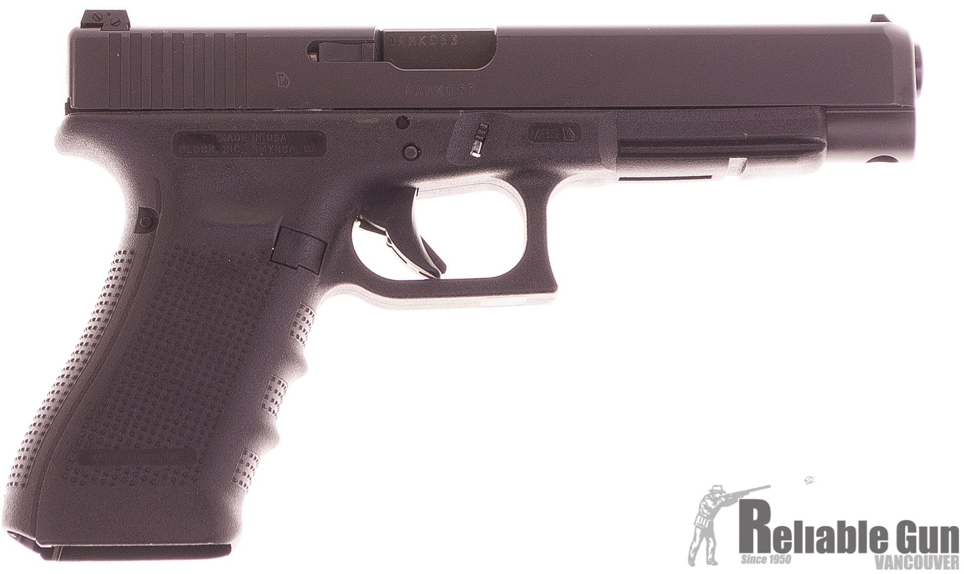 Used Glock 34 Gen 4 Semi Auto Pistol, 9mm Luger, 5.5'' Barrel, 3 ...