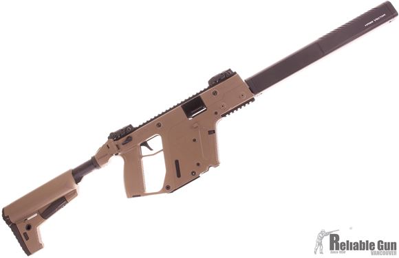 Picture of Used Kriss Vector CRB Gen II Semi-Auto Carbine - 9mm, 18.6", FDE, Folding Stock, 2 Magazines, Good Condition with Original Case