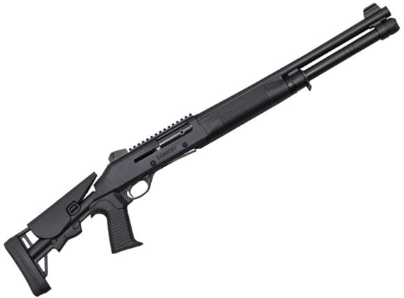 Picture of Canuck Operator Model Semi Auto Shotgun - 12ga, 3", 18.5", Canuck Operator Receiver Marking, Black Synthetic Telescoping Stock & Forend, Ghost Ring Sights w/ 1913 Rail, 5+1rds, Mobil Chokes