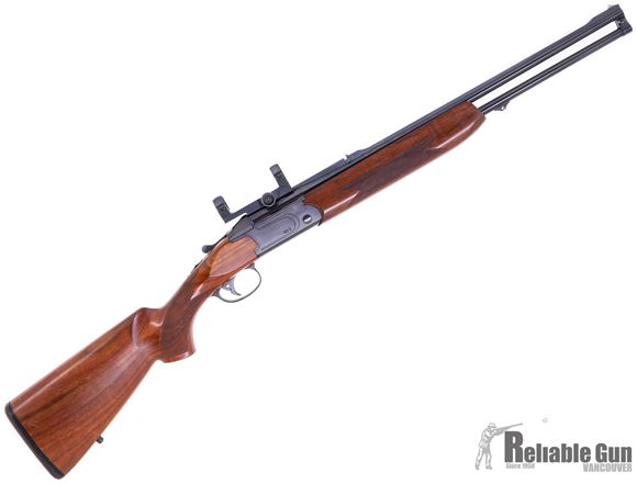 Picture of Used Valmet 412S Double Rifle Over Under, 9.3x74R, 23.5'' Barrel w/Sights, Wood Stock, Single Trigger w/selector, 1'' Valmet Removable Scope Mount, Flambeau Hard Case, Very Good Condition