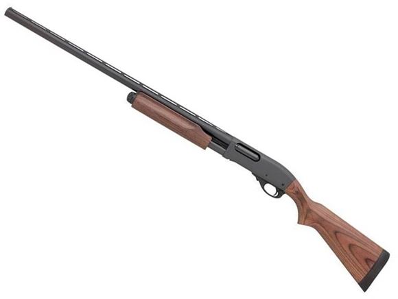 Picture of Remington Model 870 Express Pump Action Shotgun, Left Hand - 12Ga, 3", 28", Vented Rib, Matte Black, Satin Laminate Stock, 4rds, Single Bead Sight, Rem Choke (Modified)