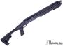 Picture of Used Remington 870 Express Pump Action Shotgun, 12-Gauge, 18.5'' Barrel, Knoxx Spec Ops Collapsable Stock, GG&G Receiver Sling Mount, Aims Sport Quad Rail, Side Saddle, Very Good Condition