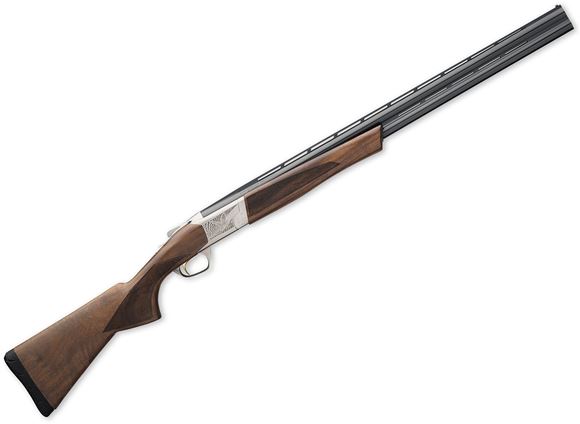 Picture of Browning Cynergy Field Over/Under Shotgun - 12Ga, 3", 28", Vented Rib, Silver Nitride Receiver Finish, Gr. I/II Black Walnut Stock, Ivory Front & Mid Bead Sights, Invector-Plus Flush (F,M,IC)