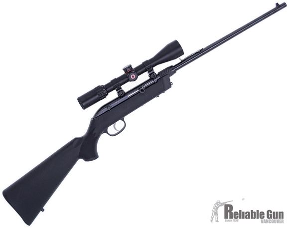 Picture of Used Savage 64F Takedown Semi-Auto Rimfire Rifle - 22 LR, Blued, 16.5", Weaver Bases & Black Synthetic Stock, 3-9x40 Simmons Scope, 2x10rds, Takedown Case