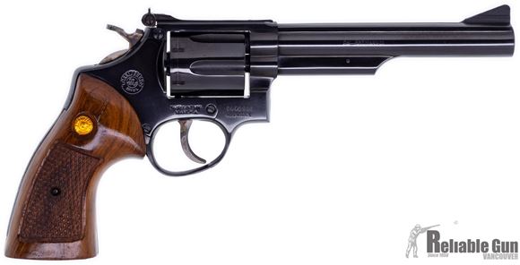 Picture of Used Taurus Model 66 Revolver, 357 Magnum, 6'' Barrel, Blued, Wood Grips, 6 Rds, Good Condition