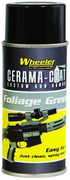 Picture of Wheeler Engineering Gunsmithing Supplies, Paint, Coatings - Cerama-Coat Custom Gun Armor, Foliage Green, 4 oz. Spray Can