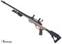 Picture of Used Mossberg MVP LC Bolt Action Rifle - 7.62mm NATO, 18.5", Medium Bull Barrel, Surefire Muzzle Brake, FDE Stock, Top Rail, Adjustable Stock, Magpul Grip, Caldwell Bipod, 1 Mag, Good Condition