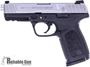 Picture of Used Smith & Wesson SD9-VE Semi-Auto Pistol - 9mm, 1 Magazine, Stainless Slide, Black Textured Polymer Frame, Fixed Sights, Excellent Condition