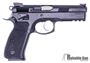 Picture of Used CZ 75 SP-01 Shadow DA/SA Semi-Auto Pistol - 9mm, Black Polycoat, Rubber Grips, Fiber Optic Front & Fixed Rear Sights, 3 Magazines, Original Box, Excellent Condition