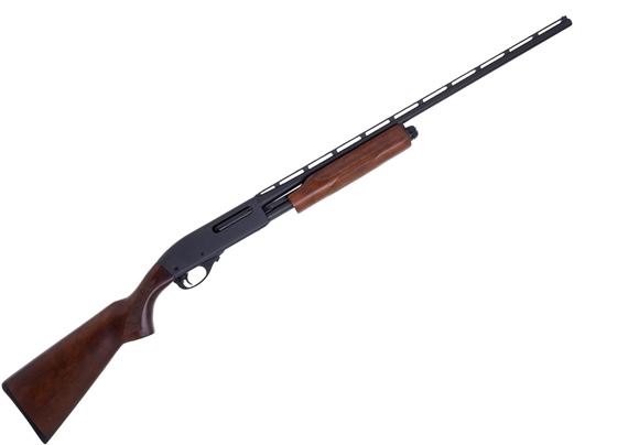 Picture of Used Remington 870 Field Pump Action Shotgun - 410 Bore, 3", 25", Vented Rib, Blued, Walnut Stock, 4rds, Front Bead Sight, Fixed Full, Excellent Condition