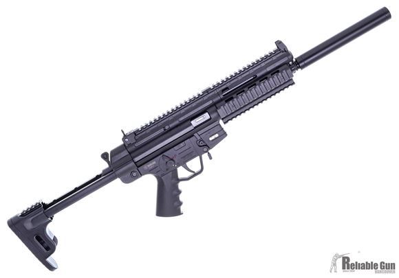 Picture of Used German Sport Guns (GSG) GSG-16 Rimfire Semi-Auto Rifle - 22 LR, 16.5", Blued, High Precision Barrel, 6 Grooves, Retractable Stock Unfired No Box