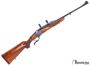 Picture of Used Ruger No. 1 Single-Shot Falling Block Rifle - 243 Win, 22'' Barrel With Sights, Blued, 1" Rings, Wood Stock, Very Good Condition